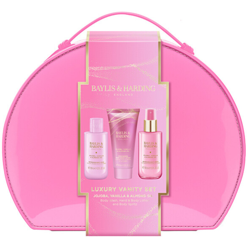 Jojoba, Vanilla & Almond Oil Set with Bag - Dárková sada v kabelce ( 3 ks )