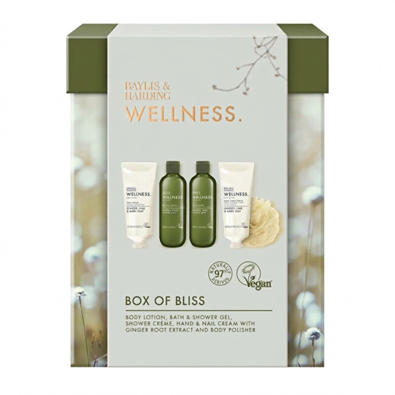 Ginger, Lime & Basil Body Care Gift Box - Dárkový box s produkty péče o tělo ( 5 ks )