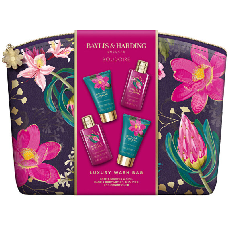 Boudoire Tropical Paradise Body Care Set - Dárková sada v taštičce ( 4 ks )