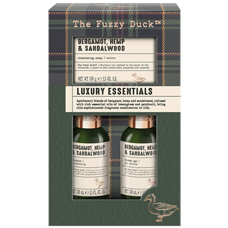 Men Bergamot, Hemp & Sandalwood Trio - Dárková sada ( 3 ks )