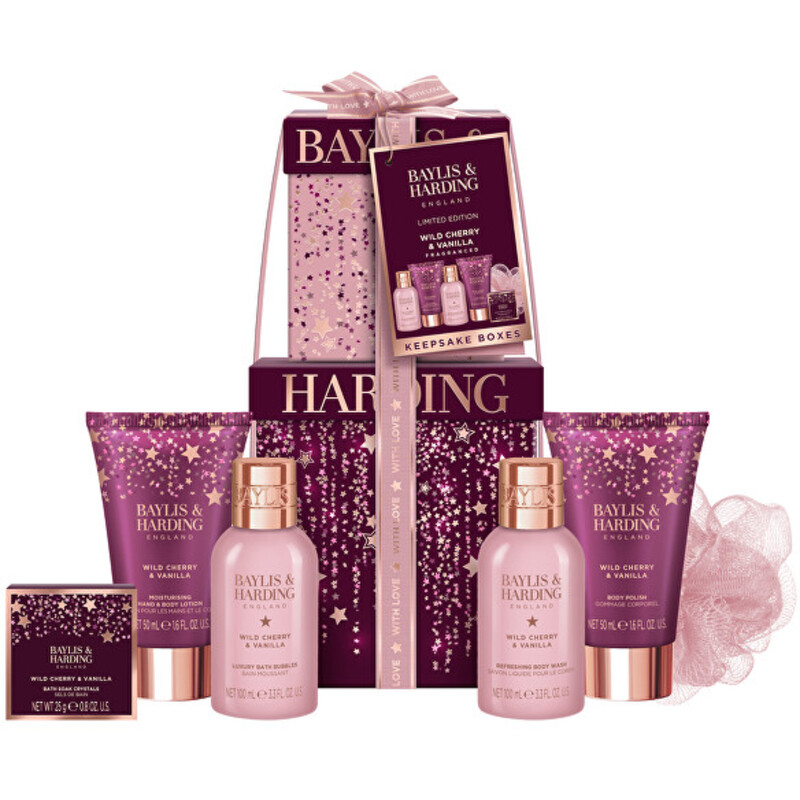 Wild Cherry & Vanilla Body Care Set - Dárková sada péče o tělo ( 6 ks )