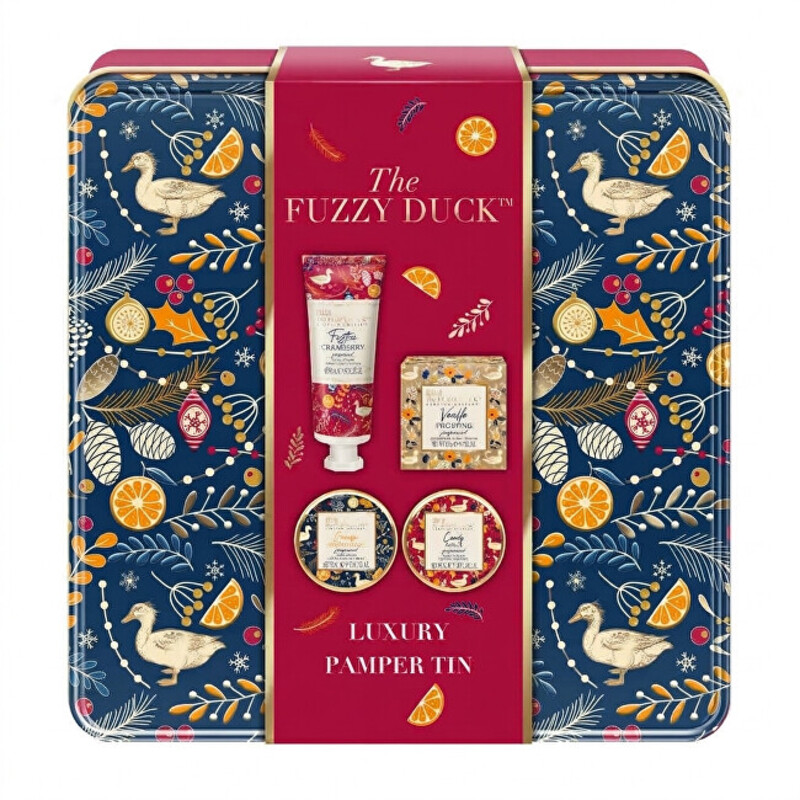 The Fuzzy Duck Gift Box - Dárková mini sada v plechové dóze ( 4 ks )