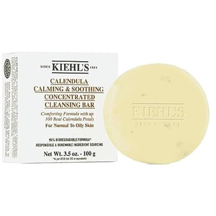 Kiehls Calendula Calming & Soothing Cleansing Bar ( normální až mastná pleť ) - Zklidňující čisticí mýdlo 100 g