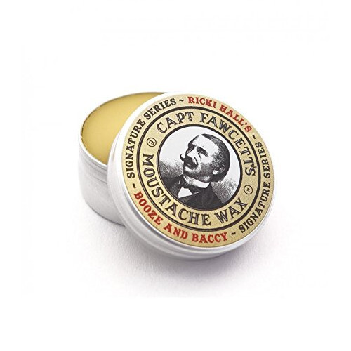 Ricki Hall`s Booze & BACCI Moustache Wax - Vosk na fúzy
