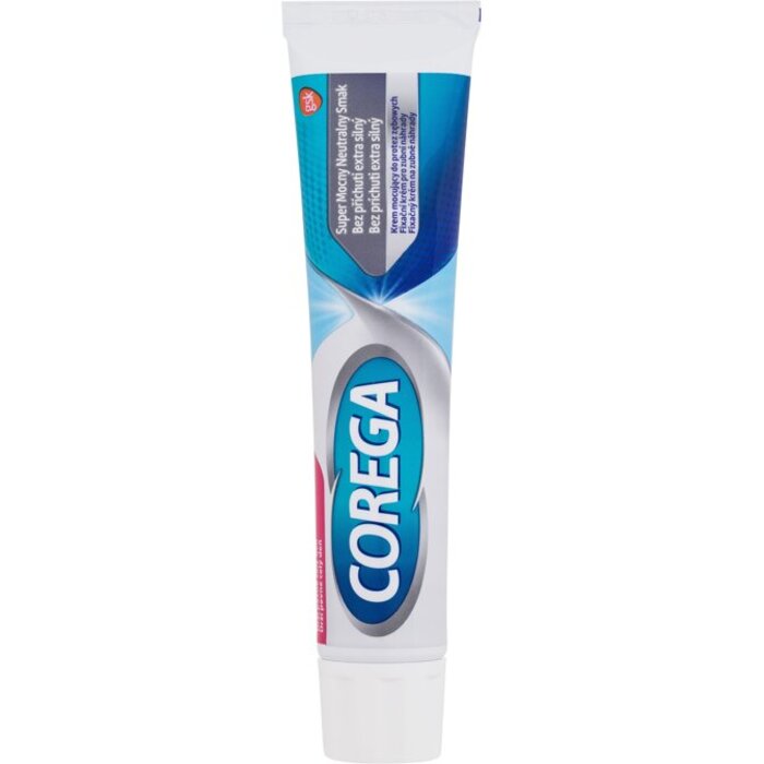 Corega Flavourless Extra Strong - Extra silný fixační krém bez příchuti 70 g