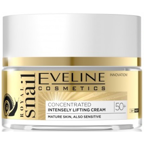 Eveline Cosmetics Royal Snail Concentrated Intensely Lifting Day And Night Cream 50+ - Lifitngový denní, noční krém 50 ml