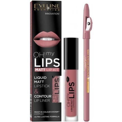 Oh! My Lips Matt Lip Kit - Sada na pery 5,5 g
