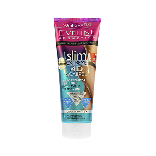Eveline Cosmetics Slim Extreme 4D Scalpel - Sérum proti celulitidě s chladivým účinkem 250 ml