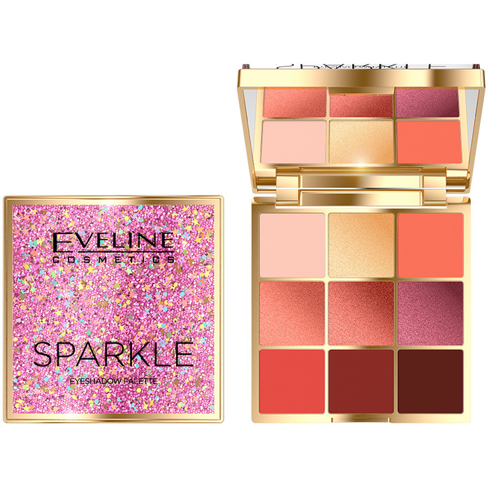 Eveline Cosmetics Sparkle Eyeshadow Palette - Oční stíny 19,8 g