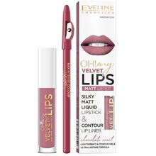 OH! My Velvet Lips Matt Lip Kit - Sada na rty 4,5 ml