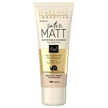 Satin Matt Mattifying & Covering Foundation 4in1 - Tekutý make-up s matujícím účinkem 30 ml