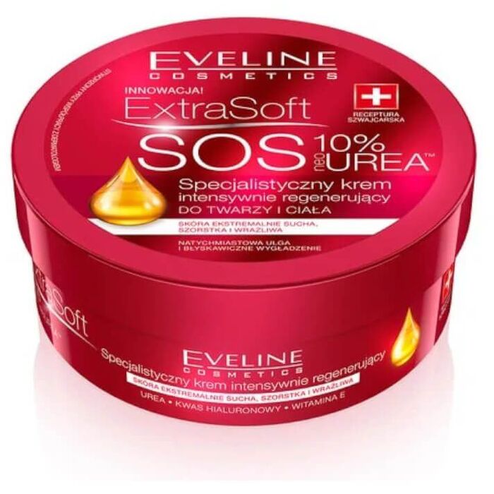 Extra Soft SOS 10% Urea Face & Body Cream - Regeneračný krém pre zjednotenú a rozjasnenú pleť
