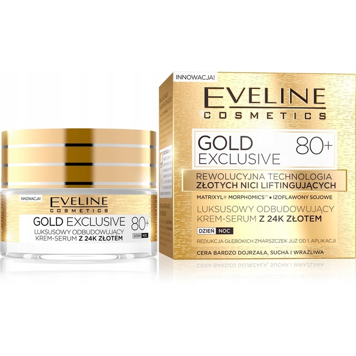 Gold Exclusive Luxurious Regenerating Cream-Serum 80+ - Pleťový krém pre zrelú pleť

