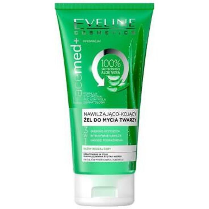 FaceMed+ 100% Aloe Vera Moisturising And Soothing Facial Wash Gel - Čistící gel s hydratačním účinkem