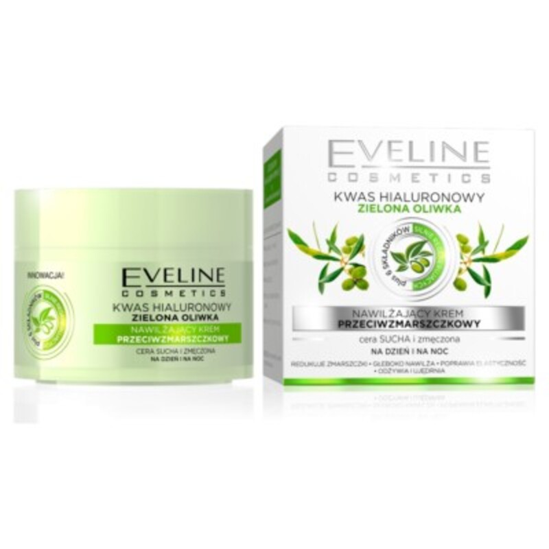 Hyaluronic Acid Green Olive Anti-Wrinkle Moisturising Cream - Vyživující krém proti vráskám