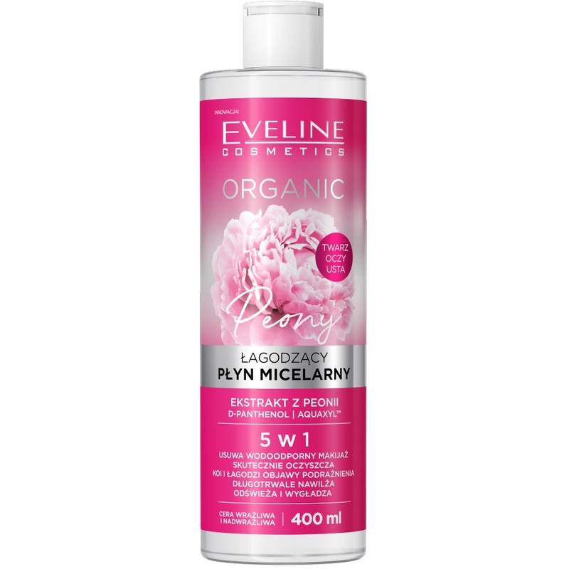 Organic Peony Micellar Water - Odličovací micelární voda pro všechny typy pleti