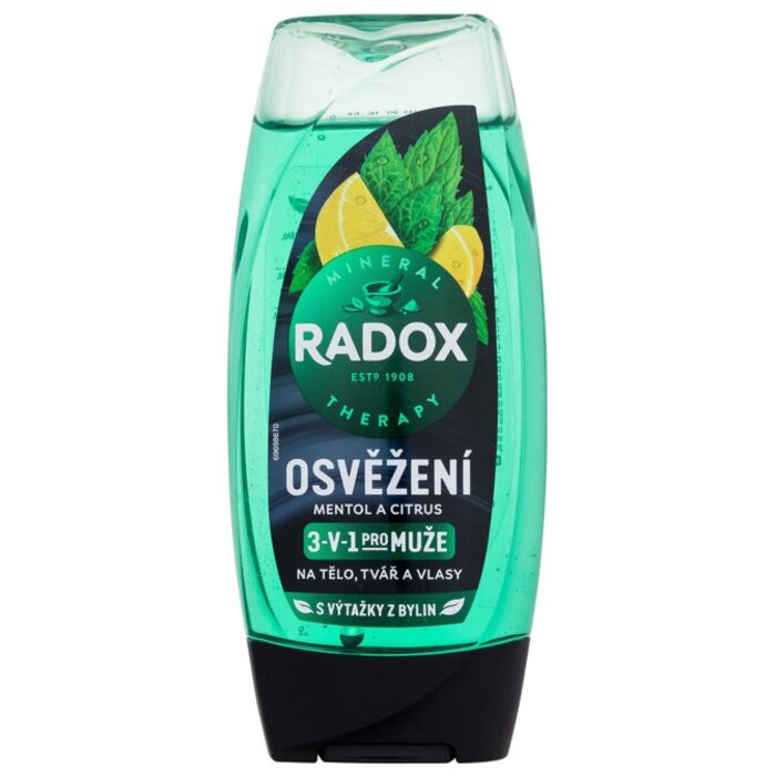 Radox Refreshment Menthol And Citrus 3-in-1 Shower Gel - Sprchový gel 450 ml