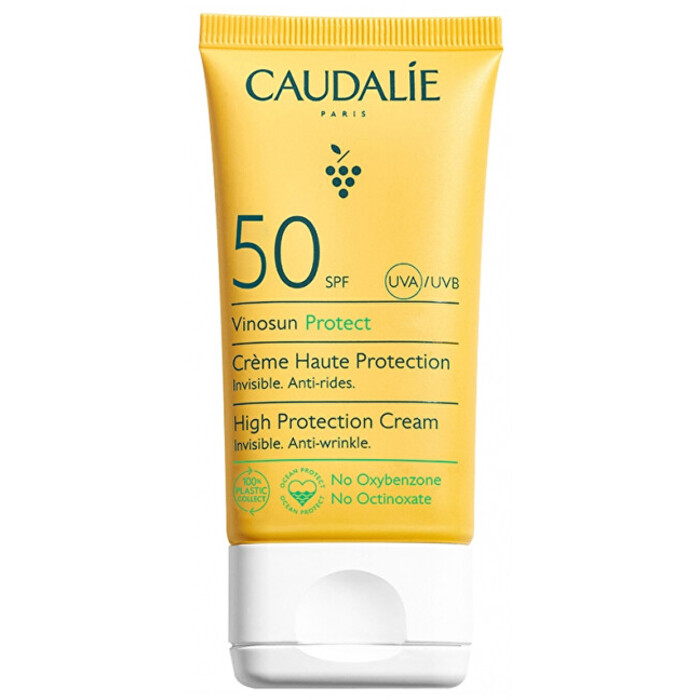 Caudalie Vinosun High Protection Cream SPF 50+ - Ochranný pleťový krém na opalování 50 ml