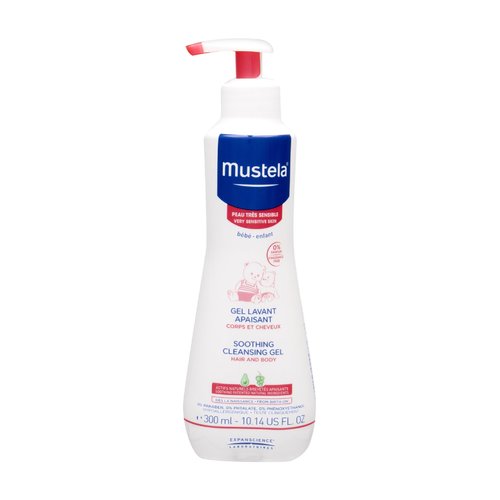 Mustela Bébé Soothing Cleansing Gel Hair and Body - Sprchový gel 300 ml