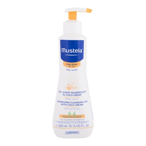 Mustela Bébé Nourishing Cleansing Gel with Cold Cream - Sprchový gel 300 ml