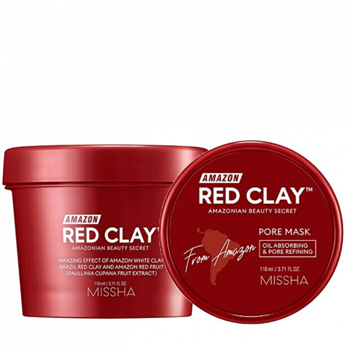 Missha Amazon Red Clay™ Pore Mask - Čisticí maska s červeným jílem 110 ml