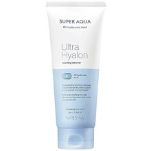 Super Aqua Ultra Hyalron Foaming Cleanser - Hydratačná čistiaca pena
