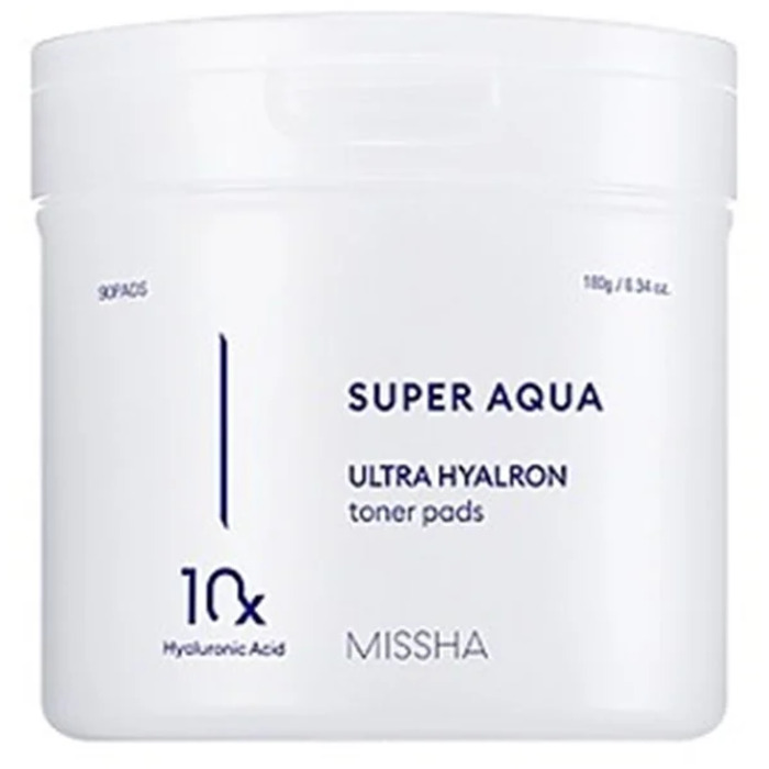 Super Aqua Ultra Hyalron Toner Pads ( 90 ks ) - Hydratační tampónky