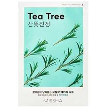 Airy Fit Sheet Mask Tea Tree - Plátýnková maska s čisticím a osvěžujícím účinkem pro citlivou pleť