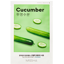 Airy Fit Sheet Mask Cucumber - Plátýnková maska s hydratačním a revitalizačním účinkem pro suchou pleť