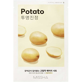 Potato Airy Fit Sheet Mask - Rozjasňující pleťová maska