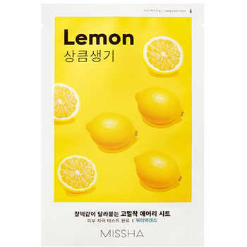 Lemon Airy Fit Sheet Mask - Plátýnková maska s výtažkem z citronu
