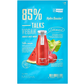 Talks Vegan Squeeze Hydro Booster Sheet Mask - Veganská pleťová maska