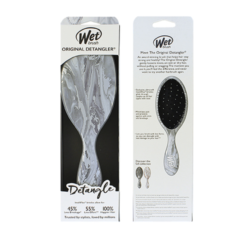 Wet Brush Original Detangler Metallic Marble Silver - Kartáč na vlasy