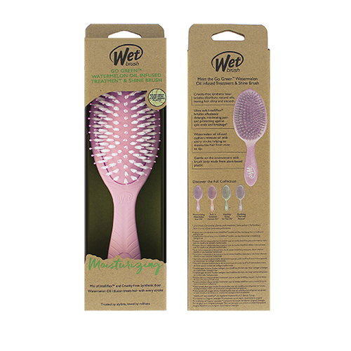Go Green Treatment & Shine Brush Watermelon - Kartáč na vlasy