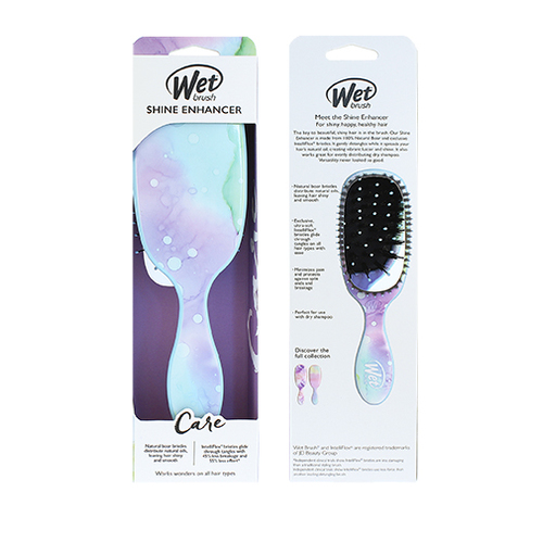 Wet Brush Shine Enhancer Colorwash Splatter - Kartáč na vlasy