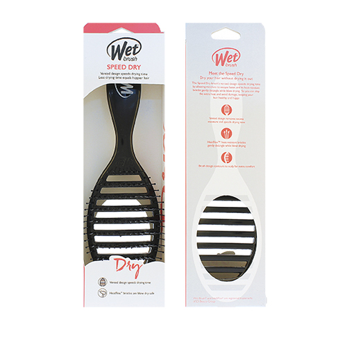 Wet Brush Speed Dry Black - Kartáč na vlasy