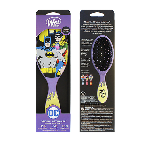 Wet Brush Original Detangler Justice League Batman And Robin - Kartáč na vlasy