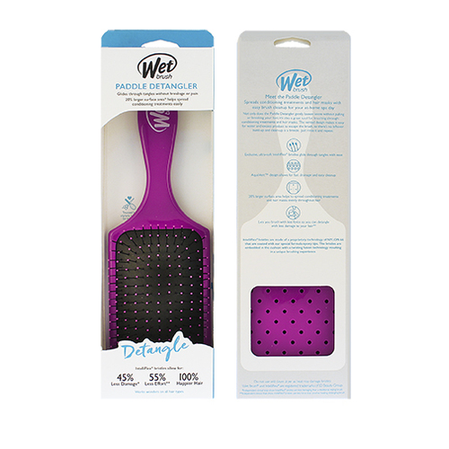 Wet Brush Paddle Detangler Purple - Kartáč na vlasy