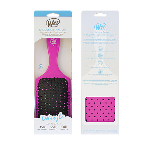 Wet Brush Paddle Detangler Pink - Kartáč na vlasy
