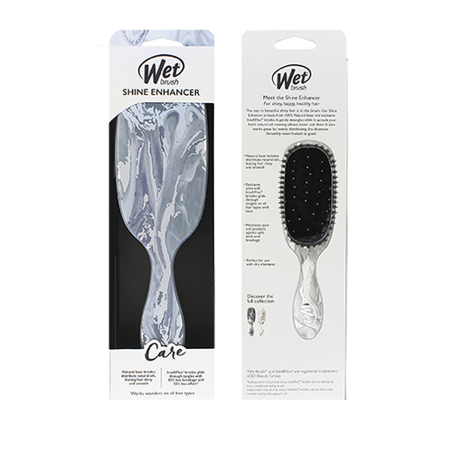 Wet Brush Shine Enhancer Metallic Marble Silver - Kartáč na vlasy