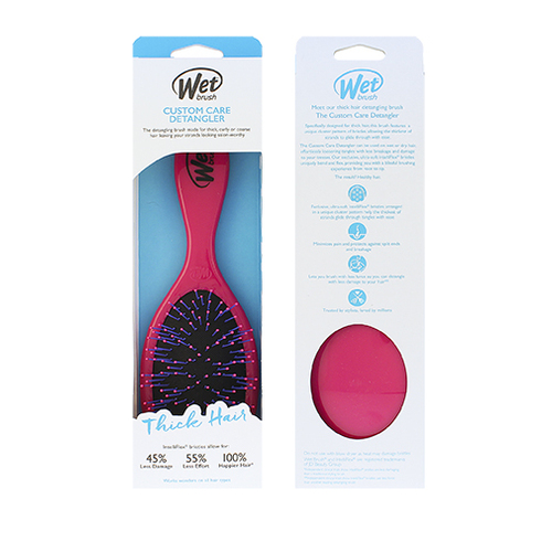 Wet Brush Custom Care Thick Hair Detangler Pink - Kartáč na vlasy