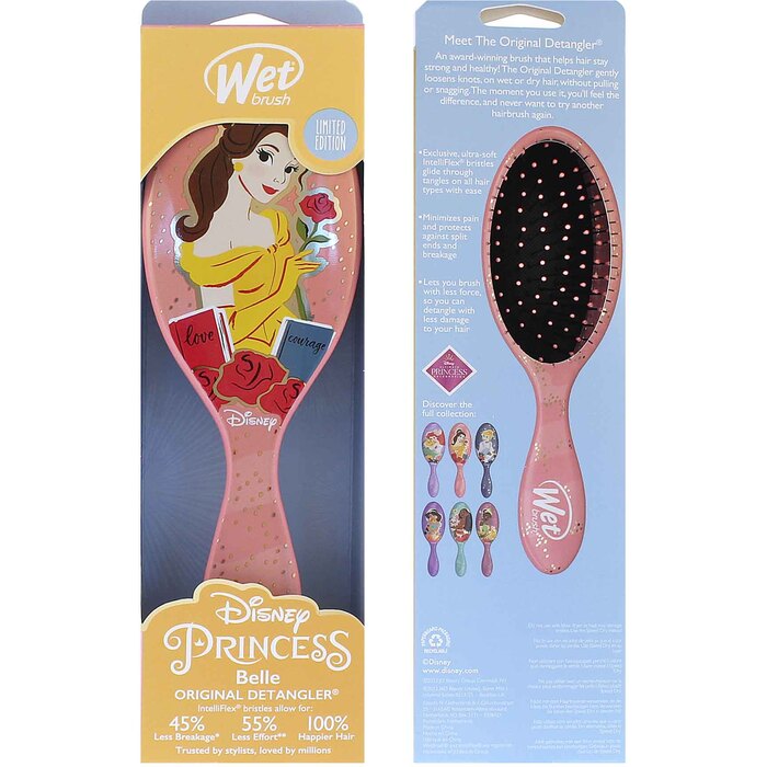 Wet Brush Original Detangler Disney Princess Belle - Kartáč na vlasy