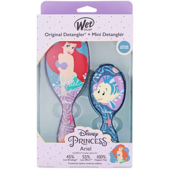 Wet Brush Disney Princess Ariel Kit - Sada kartáčů na vlasy