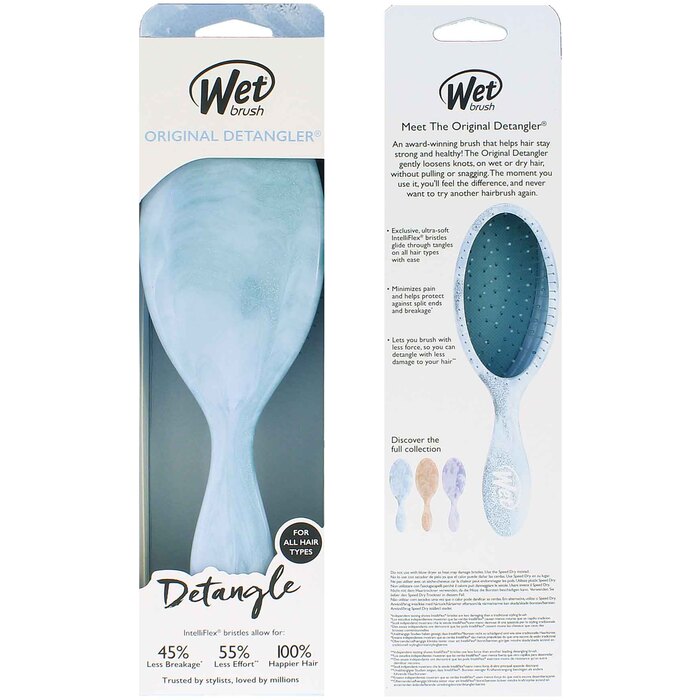Original Detangler Glitter Waves Blue - Kartáč na vlasy