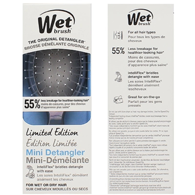 Holographic Mini Detangler Chrome - Kartáč na vlasy