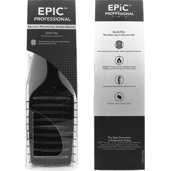 EPIC Quick Dry Black - Kartáč na vlasy