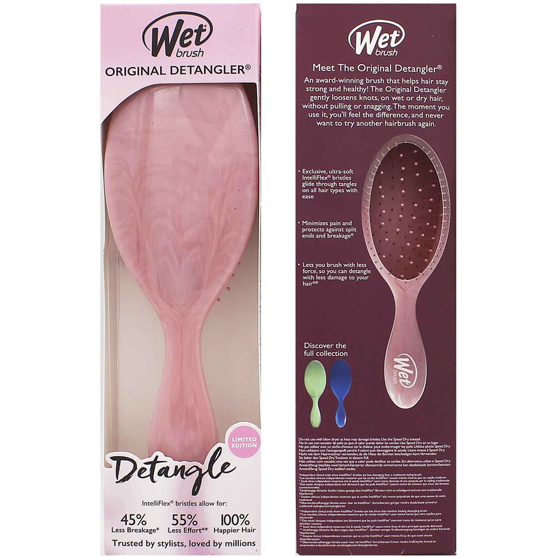 Original Detangler Natural Marbl Pink - Kartáč na vlasy