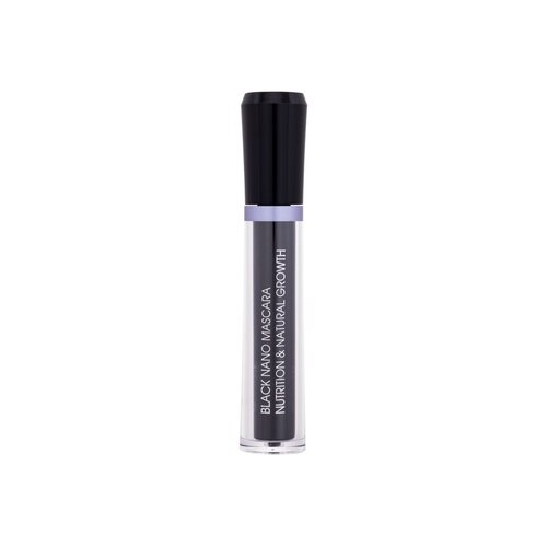 Black Nano Mascara Nutrition & Natural Growth - Objemová riasenka na podporu rastu rias 6 ml
