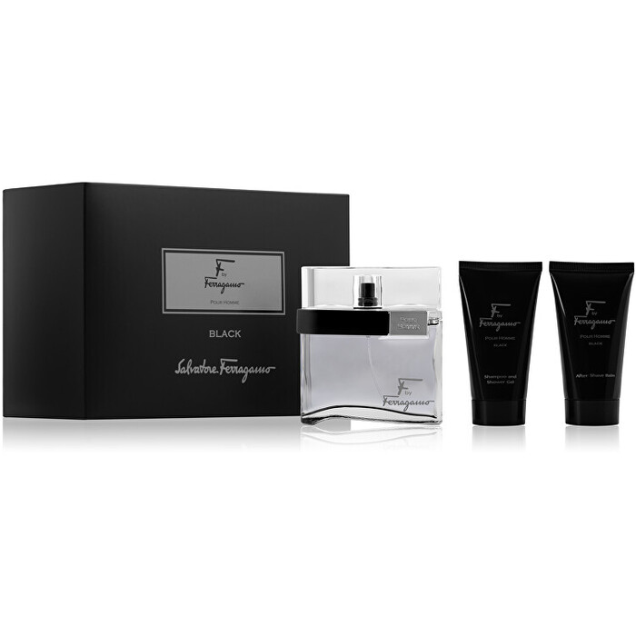 F By Ferragamo Pour Homme Black dárková sada