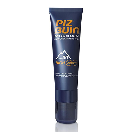 PizBuin MOUNTAIN 2in1 ( SunCream + Lipstick ) - Krém na opalování a balzám na rty v jednom 20 ml - SPF 50+